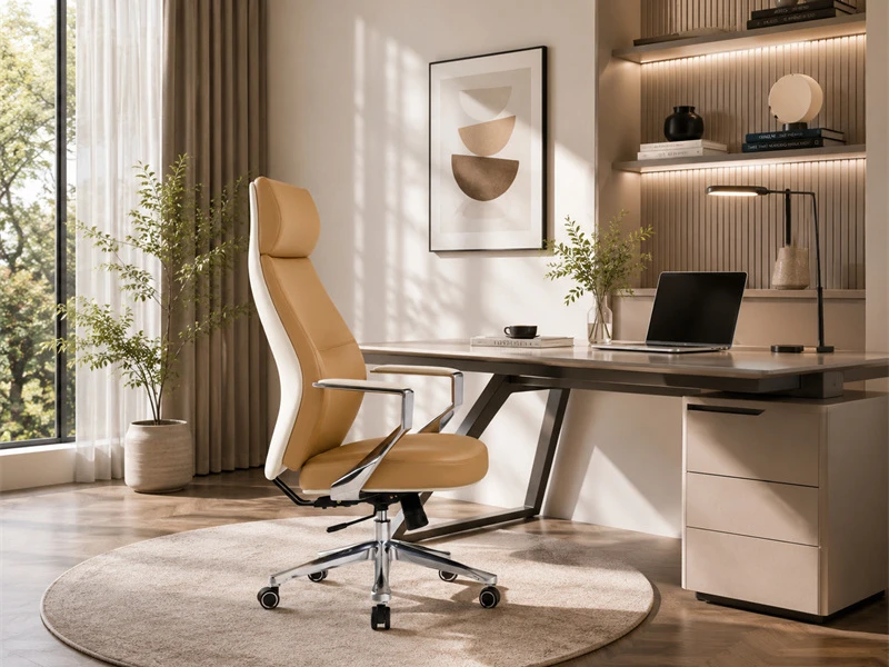 Executive Office Chair with Sliding Seat Function