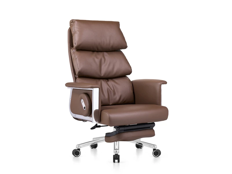 Luxury Reclining Executive Office Chair with Footrest - 2420A