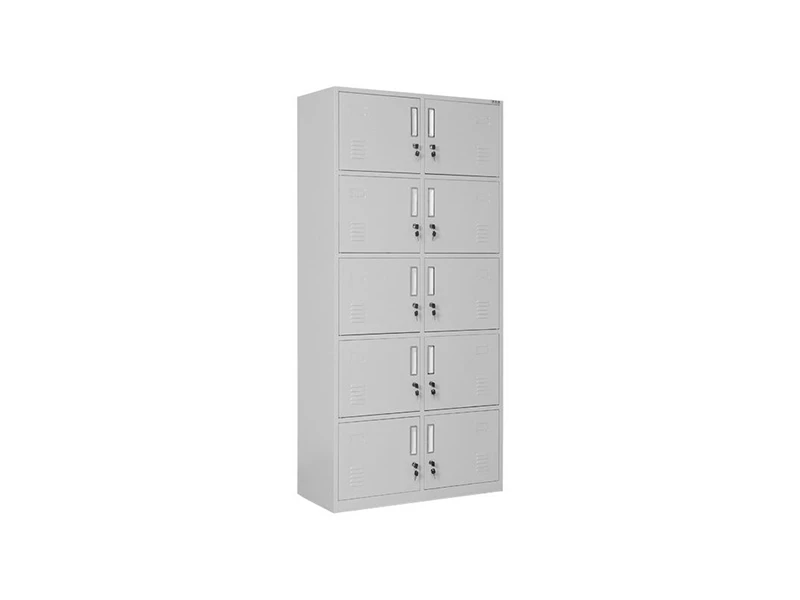 10 Door Steel Locker Cabinet for Office & Staff Storage