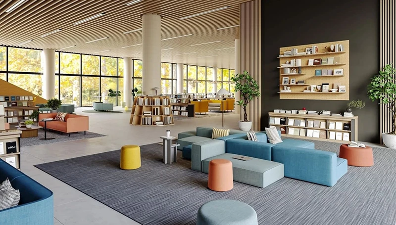 Office Furniture Solution for Shenzhen Futian Public Library