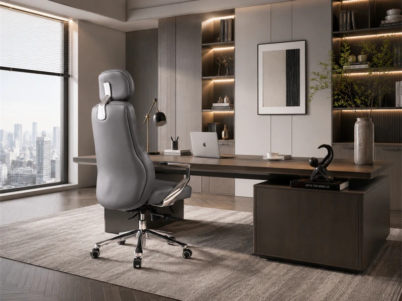 Executive Office Chair with Sliding Seat Function