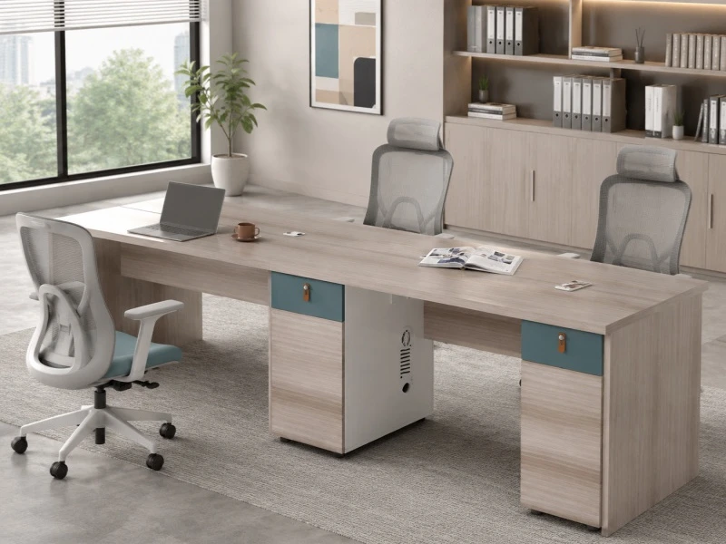 Modern Computer Desk with Side Cabinet - LP-A0912
