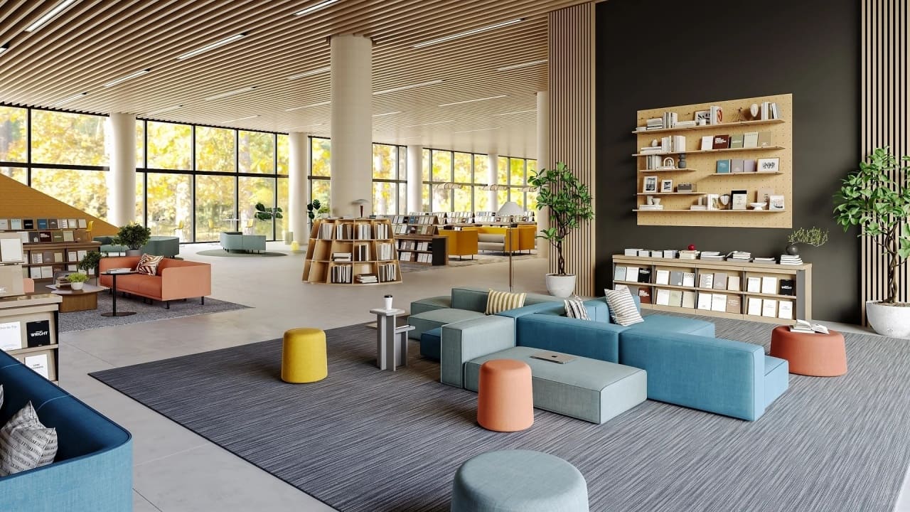 Office Furniture Solution for Shenzhen Futian Public Library