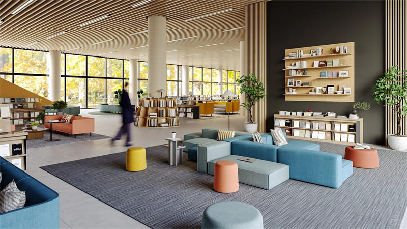 Office Furniture Solution for Shenzhen Futian Public Library