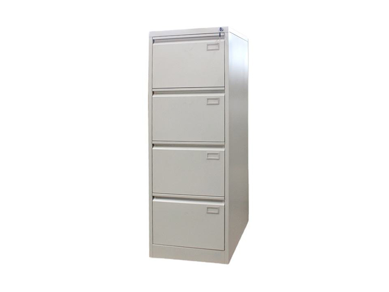 4 Drawer Vertical Filing Cabinet with Lock for Office Document Storage