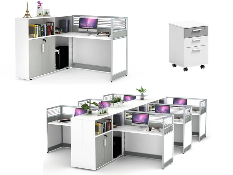 Movable Mobile Pedestal Cabinet & Fixed Side Storage Cabinet