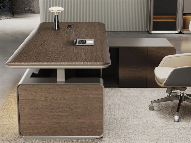 L-shaped Executive Standing Desks | Adjustable Height Desk