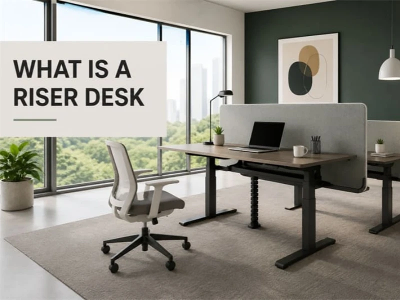 What Is a Riser Desk? Types, Benefits & Top Picks Explained