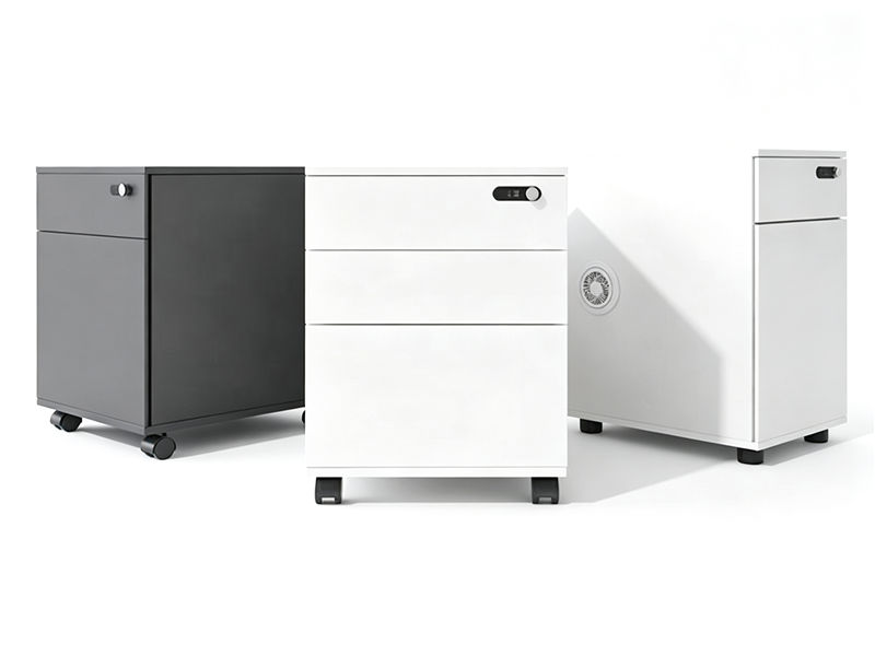 Wooden Pedestal File Cabinets | Office Mobile Drawers
