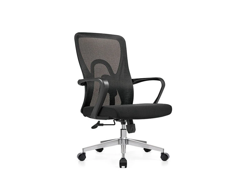 Mid-Back Mesh Ergonomic Task Chair with Black Frame