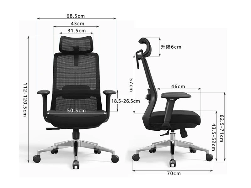 Executive High Back Desk Chair Office Furniture Chairs -0