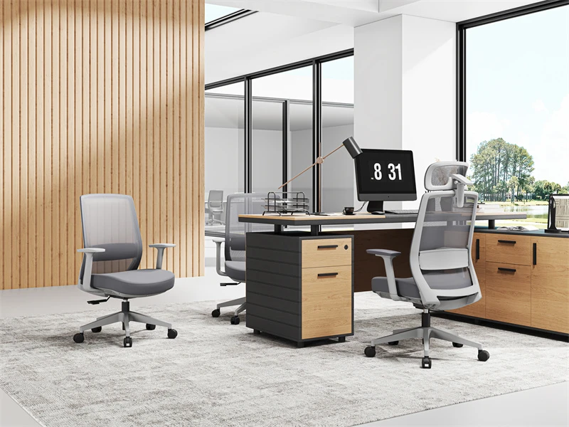 Black Mesh Manager Chairs | High Back Managerial Desk Chair