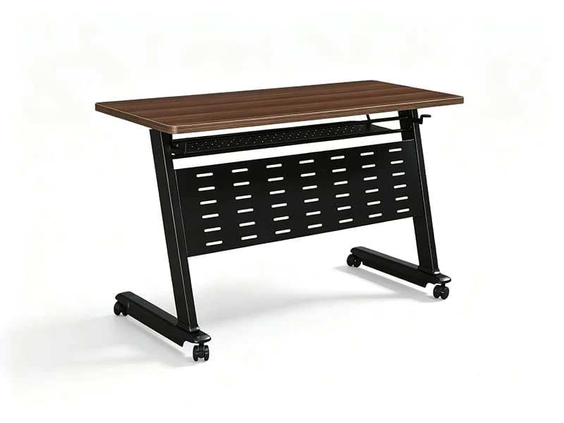 Commercial Flip-Top Nesting Training Table with Modesty Panel