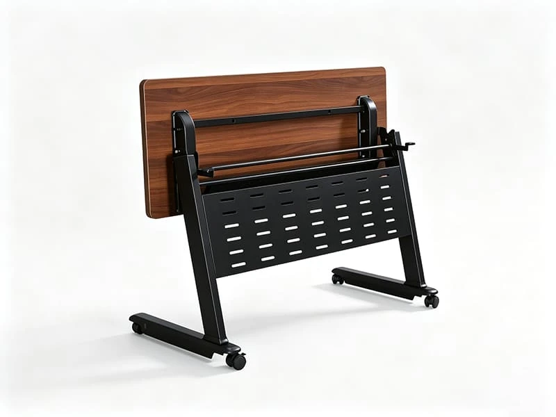 Commercial Flip-Top Nesting Training Table with Modesty Panel