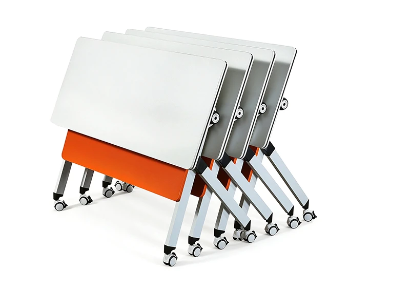 Triangle Flip-Top Training Table with Wheels | LINRAY