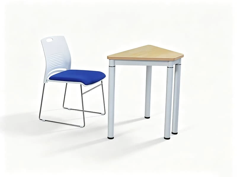 Triangle Office Training Table for Collaborative Learning
