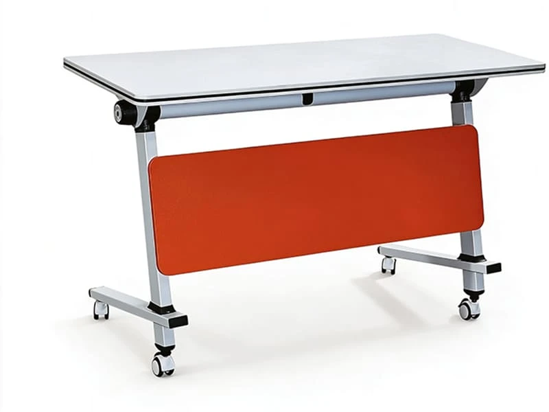 Flip-Top Nesting Training Table with Wheels for Flexible Spaces