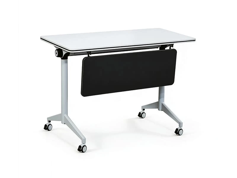 Heavy Duty Flip-Top Training Table with Wheels for Meetings