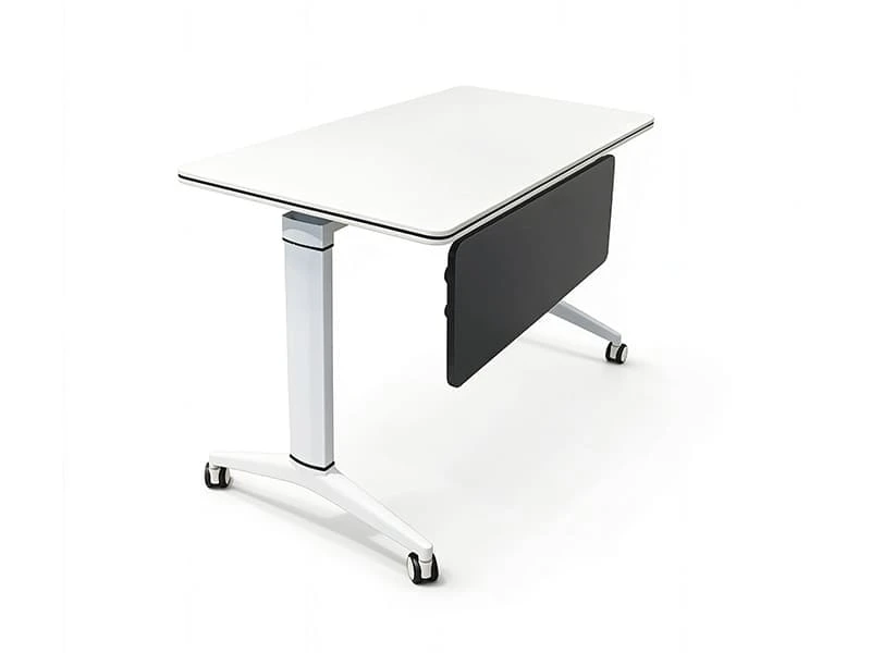 Premium Flip-Top Training Table with Wheels for Meeting Spaces