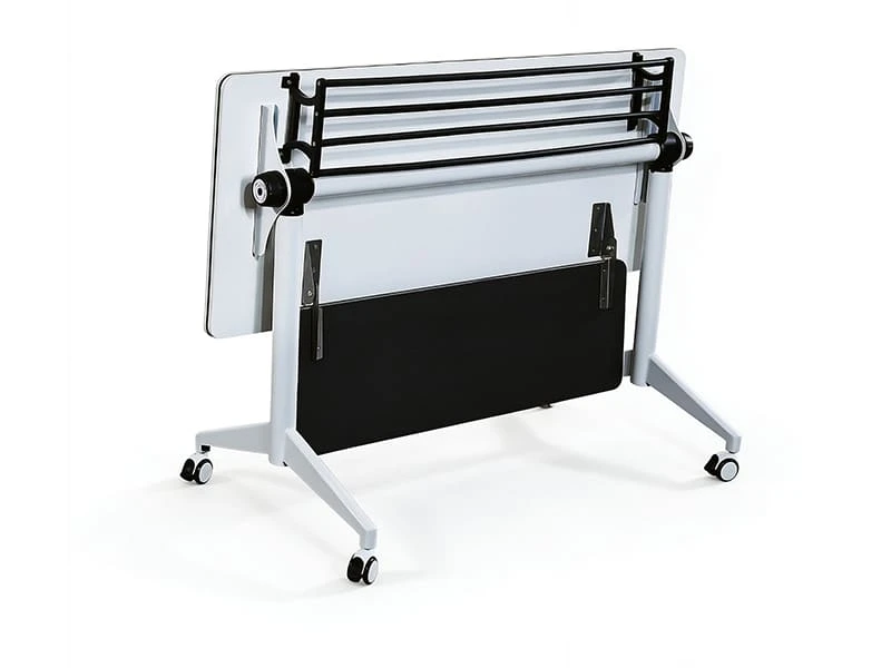 Heavy Duty Flip-Top Training Table with Wheels for Meetings