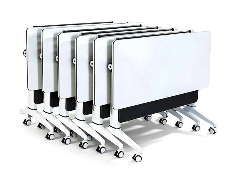 Stackable Meeting Room Folding Training Tables with Casters