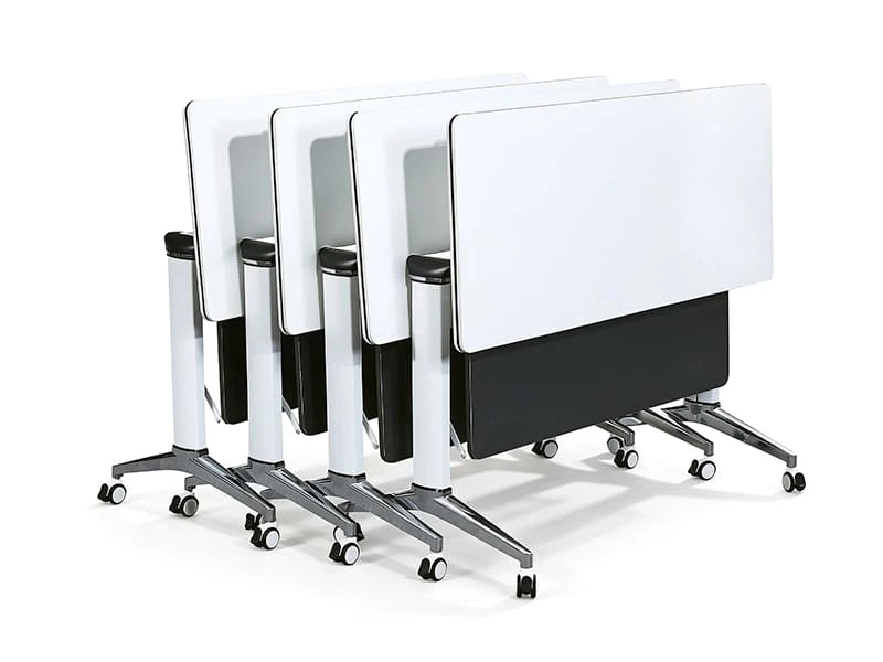 Premium Modular Flip-Top Training Table with Cable Management