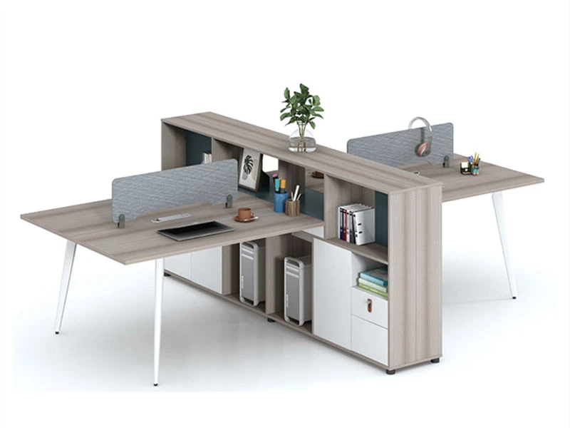 Modular Office Workstation with integrated Cabinet & Bookshelf