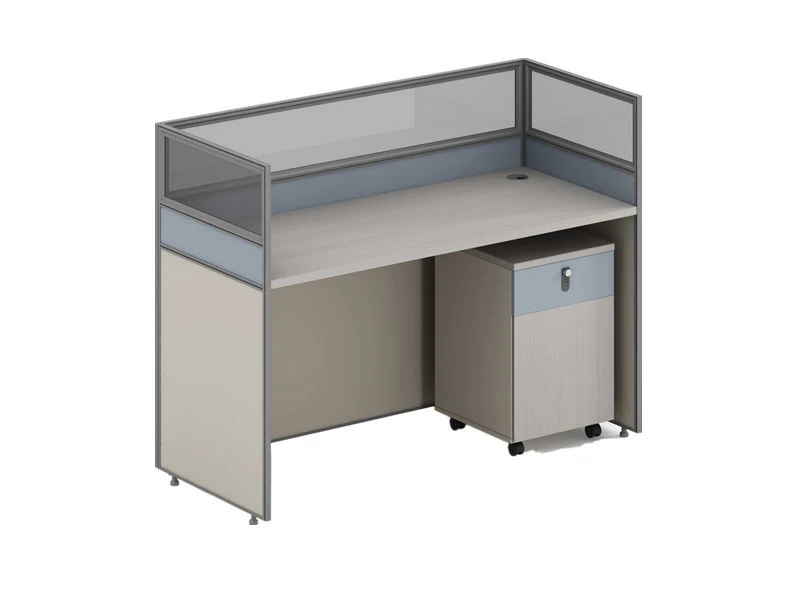 Best Office Modular Cubicle Desks with Privacy Panels & Cabinet