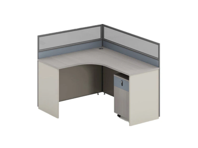 L-Shaped Private Modular Workstations | Cubical Desk Furniture