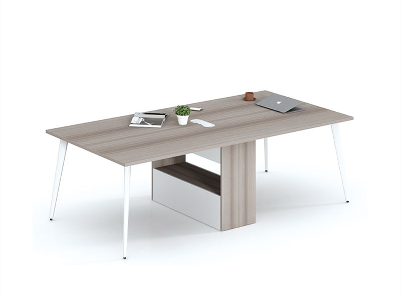 Oak Conference Table for Office | 8 Seater Meeting Room Desk