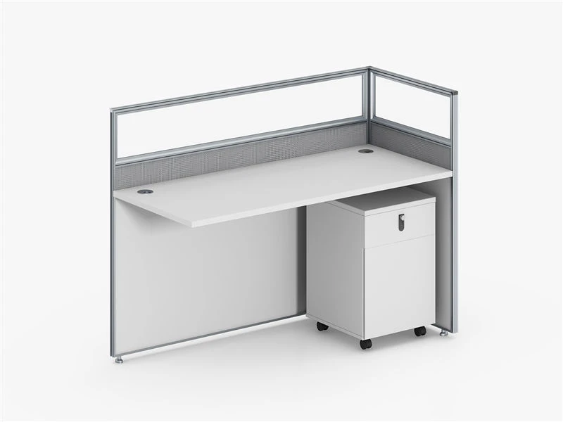Best Office Modular Cubicle Desks with Privacy Panels & Cabinet