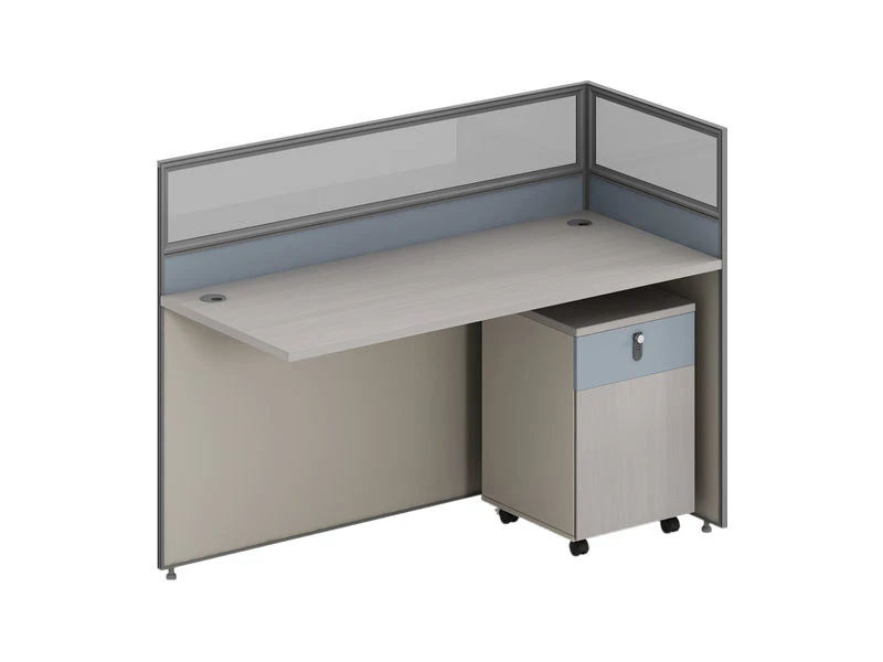 Best Office Modular Cubicle Desks with Privacy Panels & Cabinet