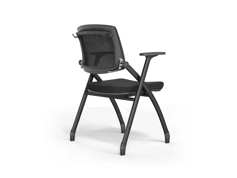 Black Stackable Chairs for Office Conference, Classroom