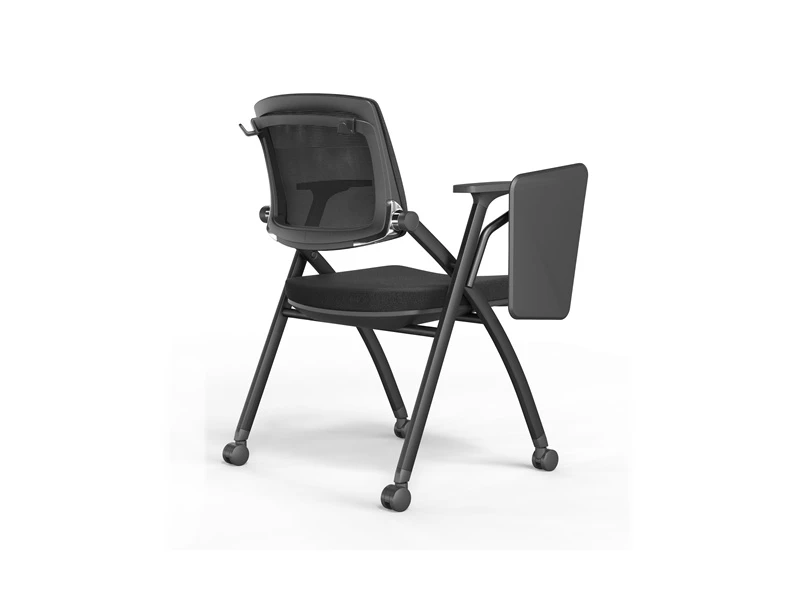 Black Stackable Chairs for Office Conference, Classroom
