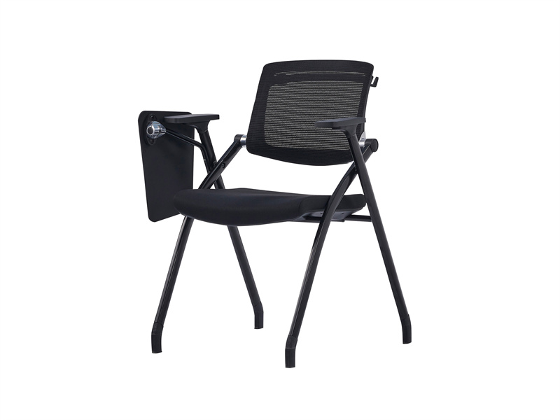 Black Stackable Chairs for Office Conference, Classroom