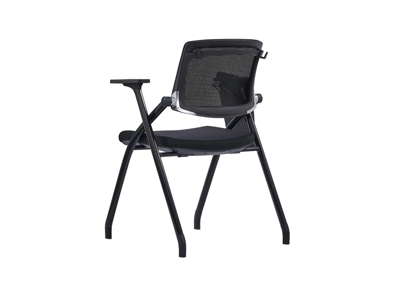 Black Stackable Chairs for Office Conference, Classroom
