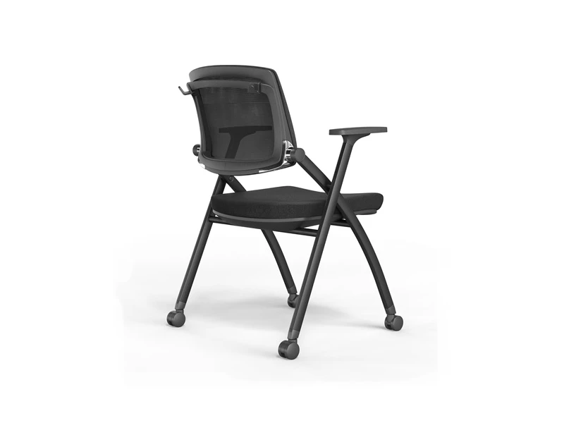 Black Stackable Chairs for Office Conference, Classroom