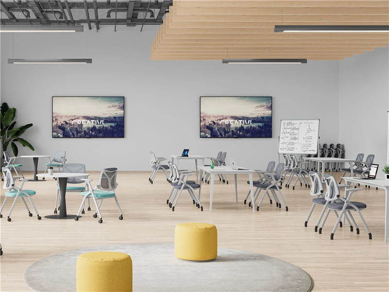 White Conference Room Chairs with Wheels | Office Chair