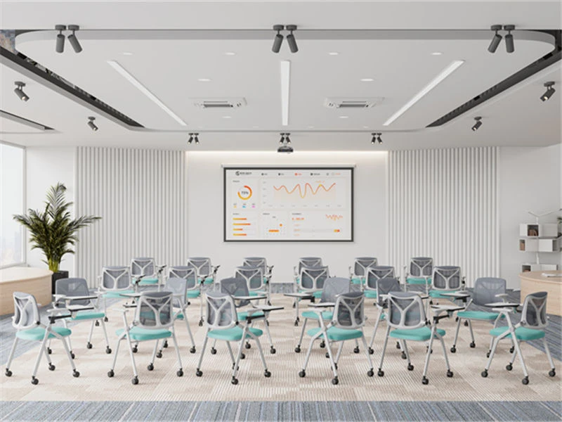 White Conference Room Chairs with Wheels | Office Chair