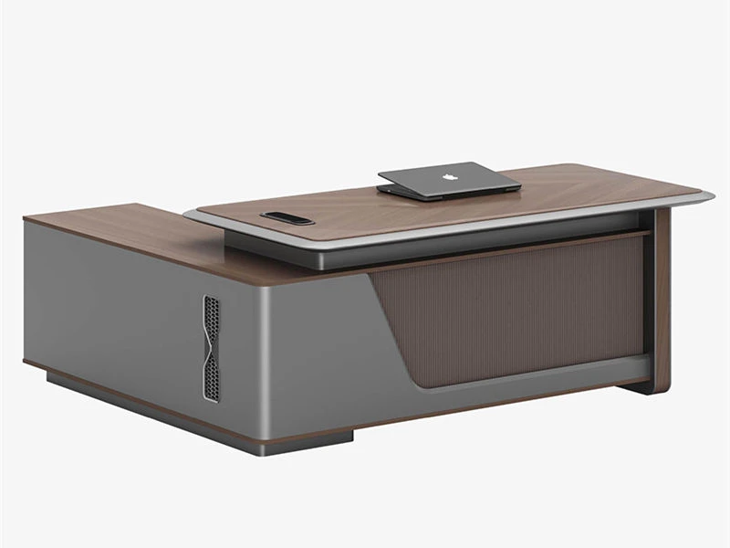 Small Modern L Shaped Manager Desks for Home Office