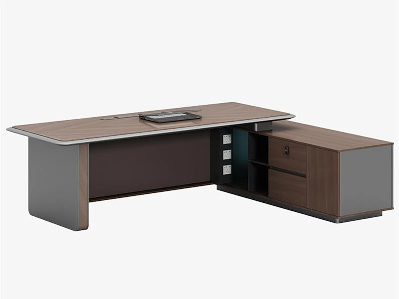Small Modern L Shaped Manager Desks for Home Office
