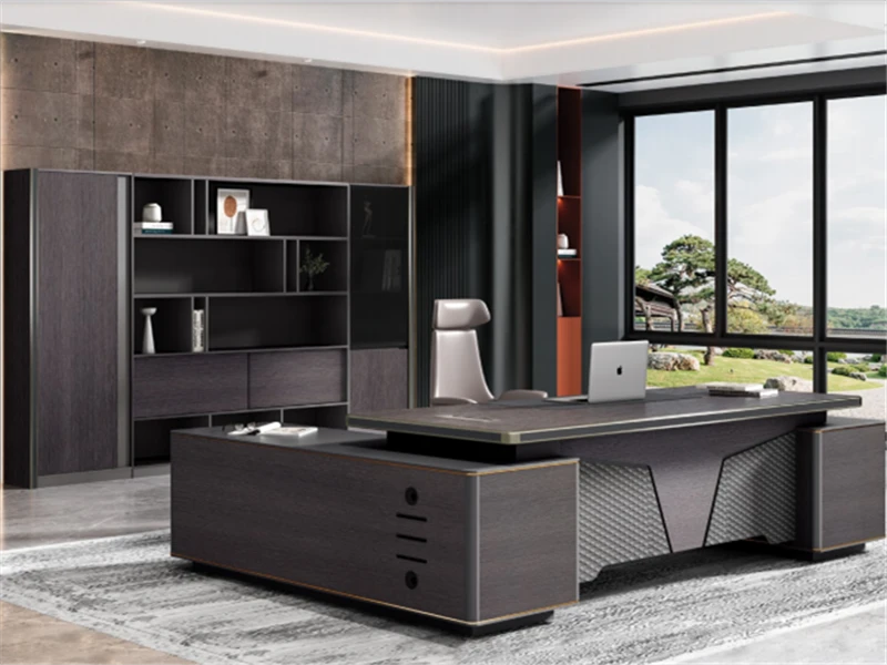 Large Office File Cabinets & Bookcase for Executive Desk Storage