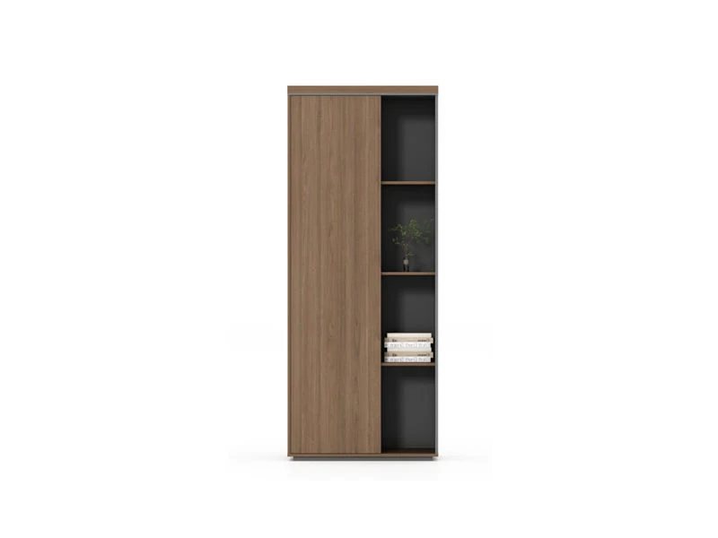 Executive Combination File Cabinet | Modern Office Shelf Hutch