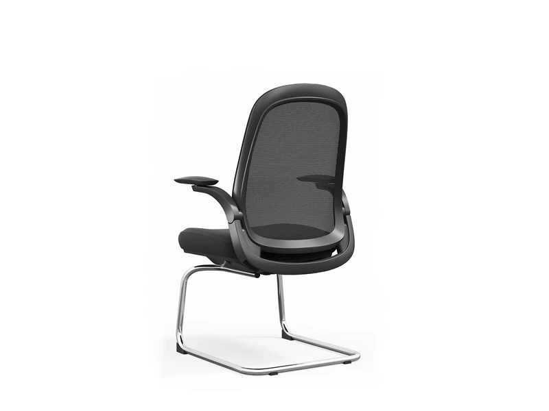 Modern Office Conference Hall Room Chairs with Flip-up Armrests