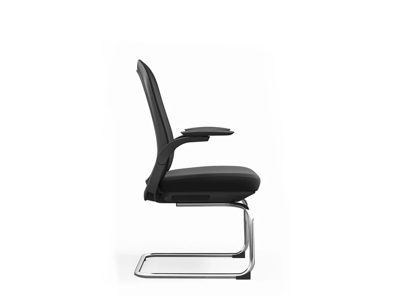 Modern Office Conference Hall Room Chairs with Flip-up Armrests