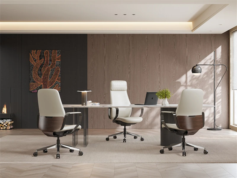 Luxurious High Back Leather Executive Desk Chairs