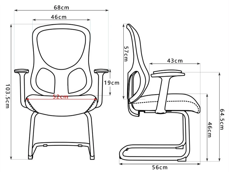 Office Reception Visitor Chair | Waiting Room Chairs with Arms