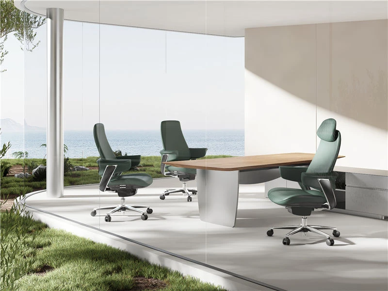 Plush Executive Office Chair | High Back Leather Chair
