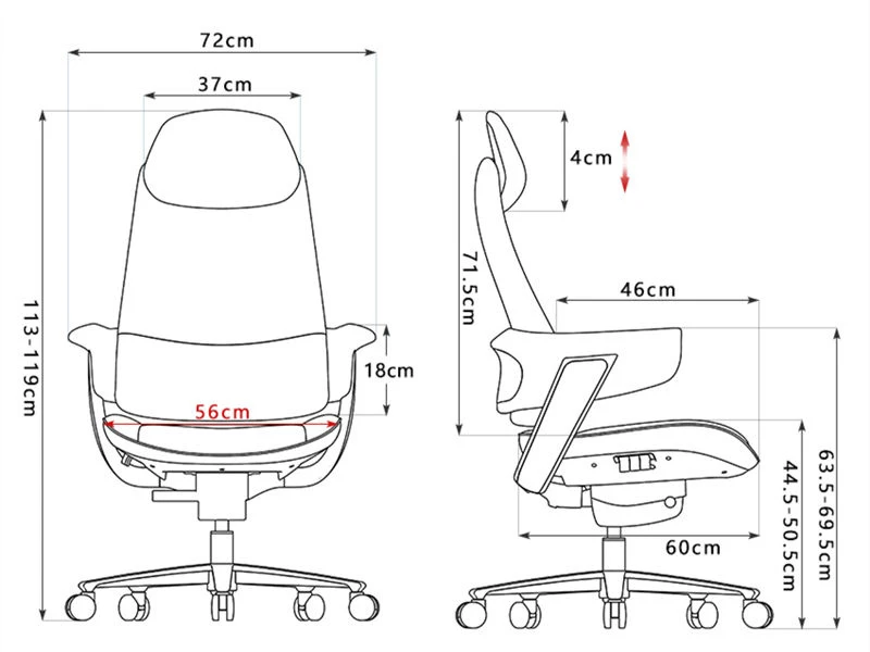 Plush Executive Office Chair | High Back Leather Chair