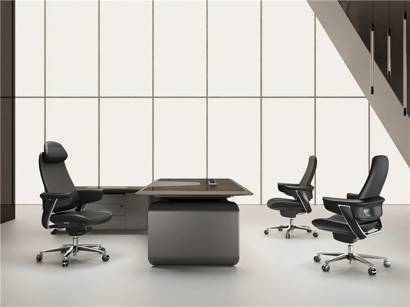 Plush Executive Office Chair | High Back Leather Chair